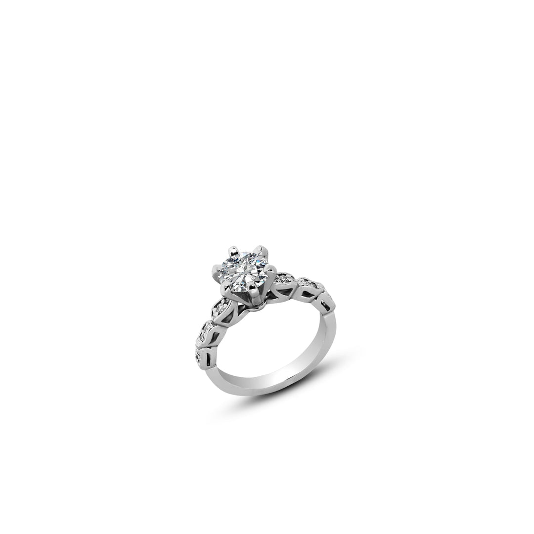 Moissanite Diamond Ring - MDR037